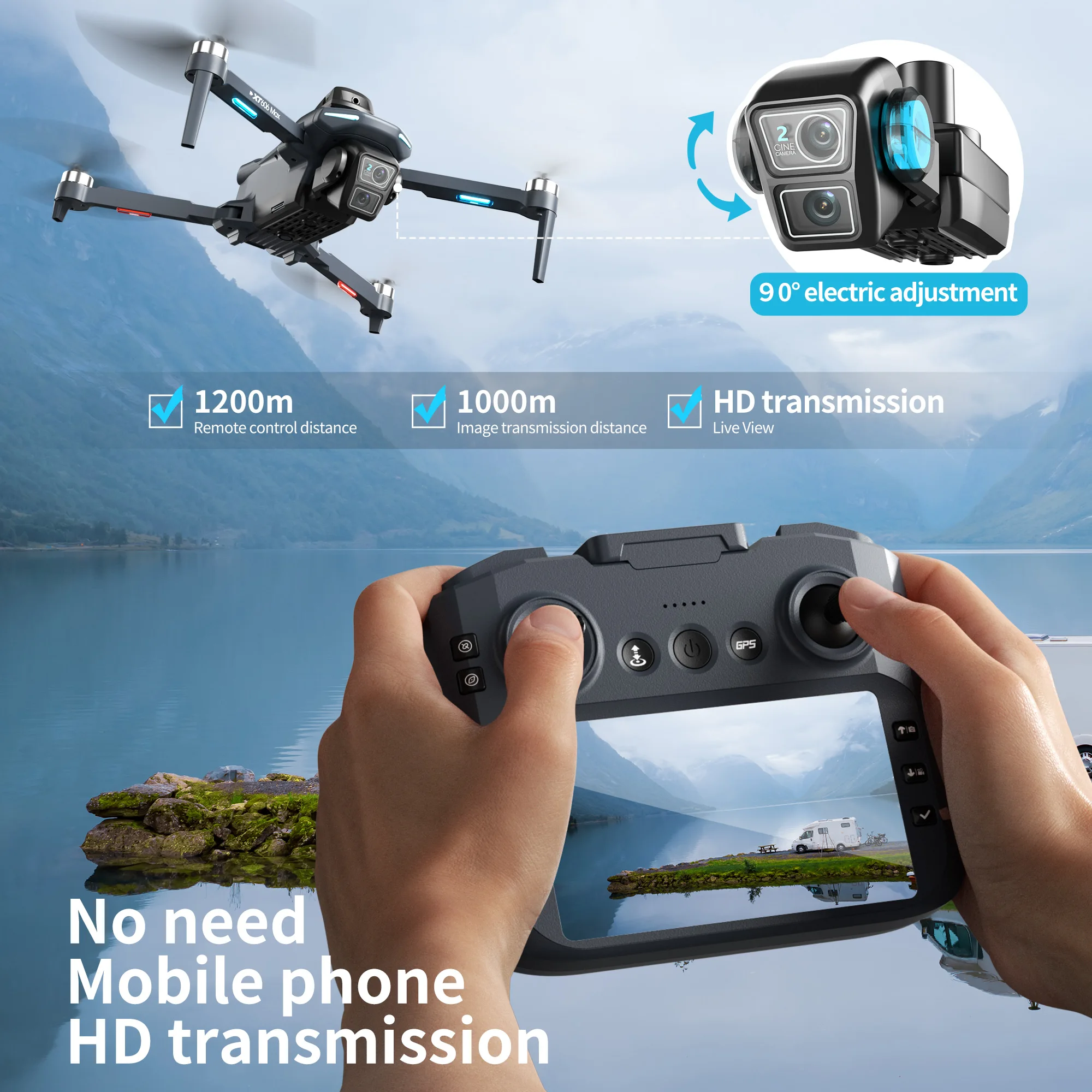 Original XT606 Drone Professio - Drone Mapping recension och pris