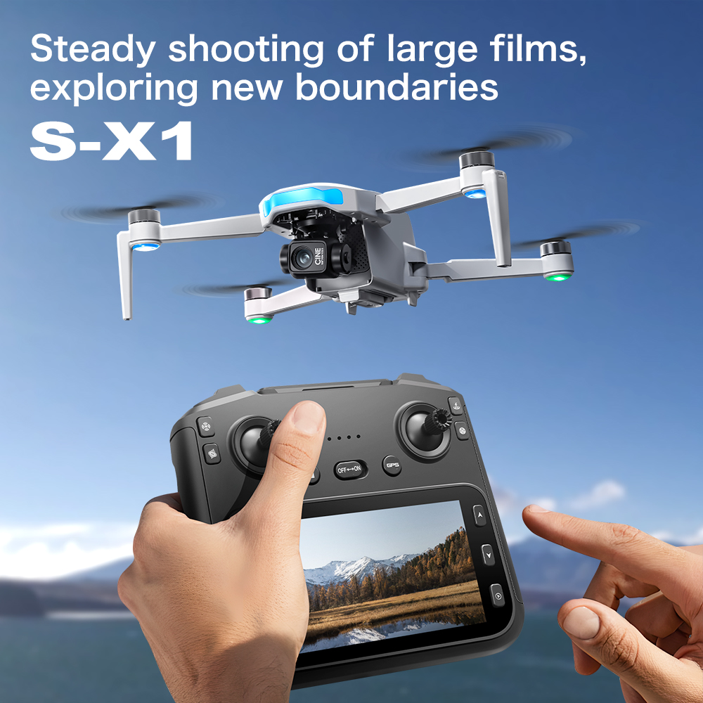 Original S-X1 GPS Foldable RC  - Drone Mapping recension och pris