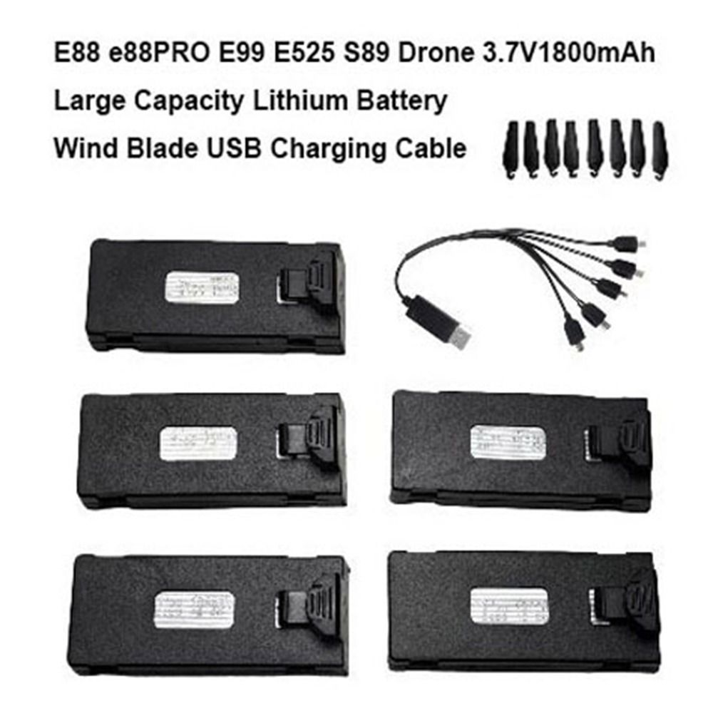 Black Lithium Battery 3.7V1800 - Eachine Drone E010 recension och pris