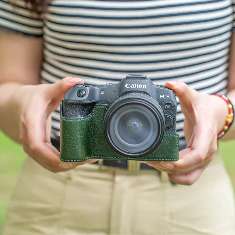 Handmade genuine leather camer - Canon Camera Eos R8 recension och pris