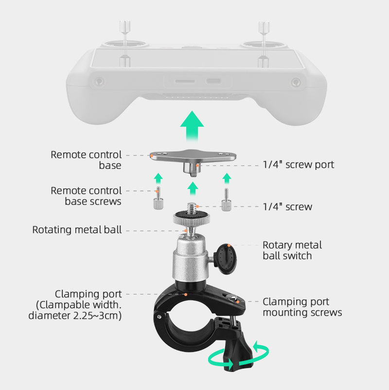 Bike Clip Mount for DJI Mini 3 - Dji Drone Mini 3 recension och pris